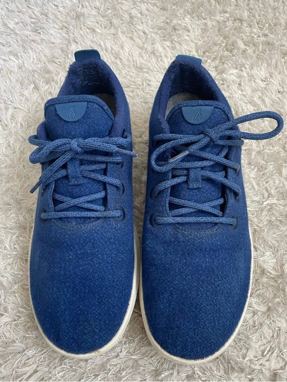 allbirds Men's Wool Runners Blue Sneakers